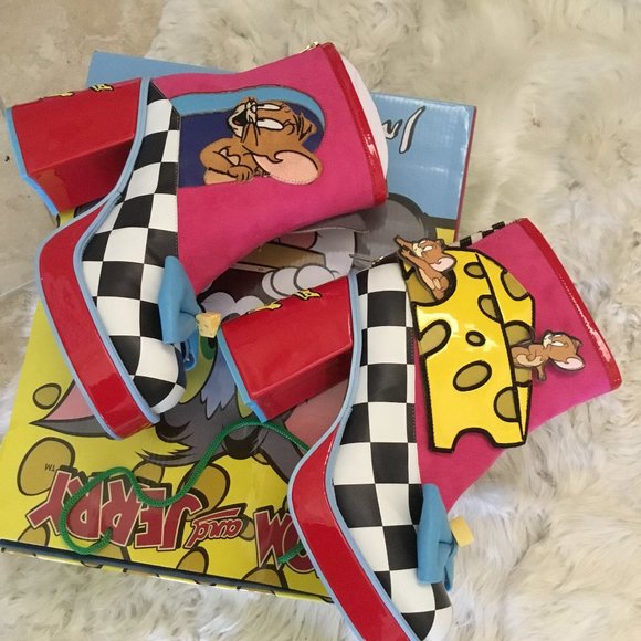 Irregular Choice Shoes - Irregular Choice X Tom and Jerry Sneaky Snack boots  size 43 EU New